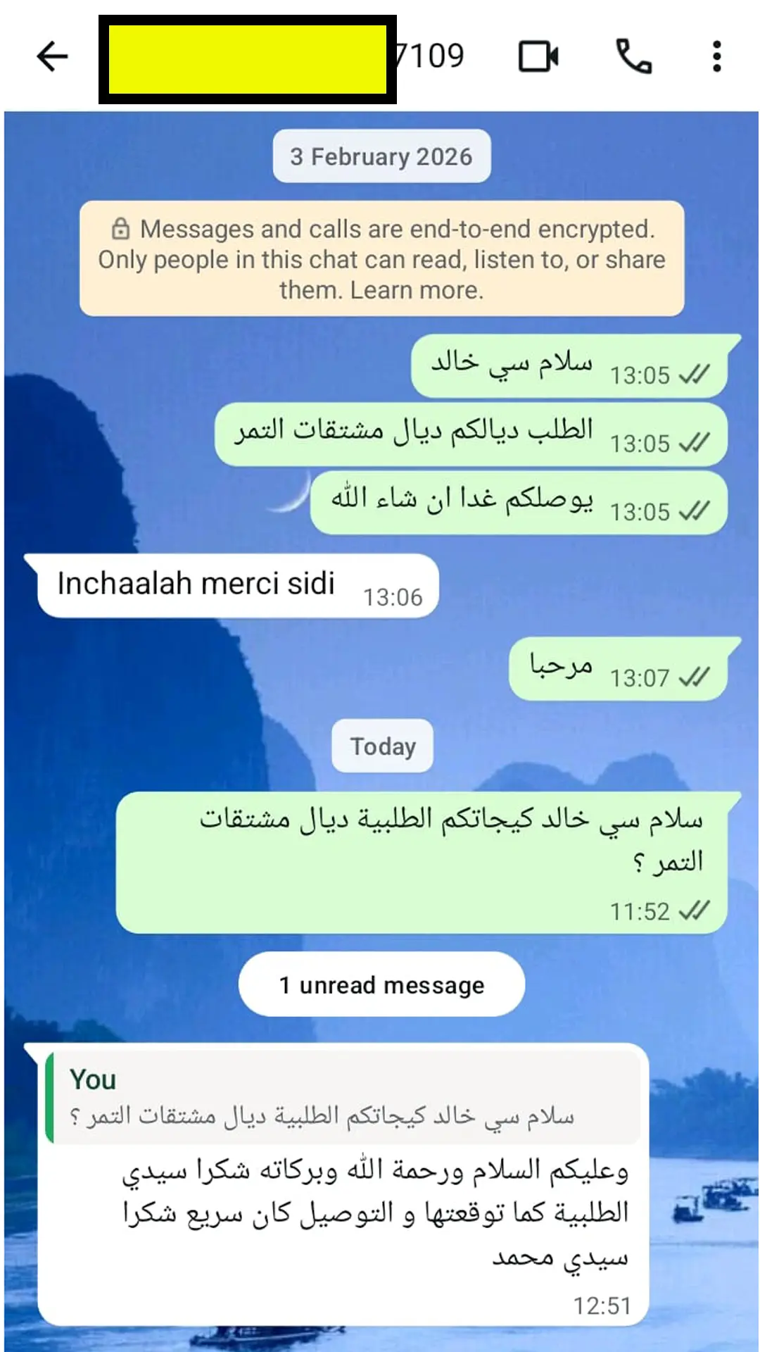 محادثة واتساب 3